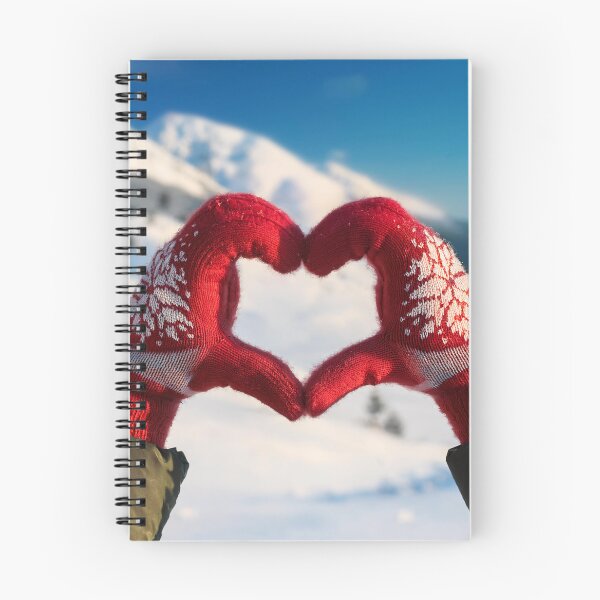 Item preview, Hands in red mittens forming a heart shape in the snow designed and sold by homydesign.