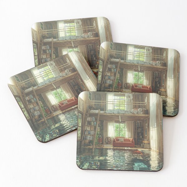 Item preview, Submerged Serenity: A Room Beneath the Waves designed and sold by oanaunciuleanu.