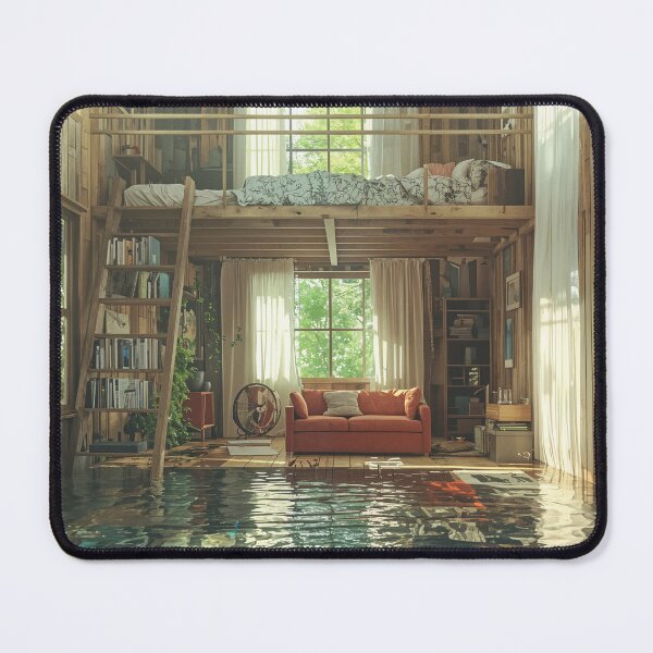 Item preview, Submerged Serenity: A Room Beneath the Waves designed and sold by oanaunciuleanu.