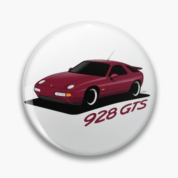 Item preview, Porsche 928 GTS Illustration Burgundy Metallic designed and sold by blackdogshop.