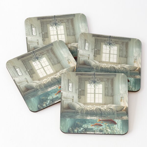Item preview, Submerged Serenity: A Room Beneath the Waves designed and sold by oanaunciuleanu.