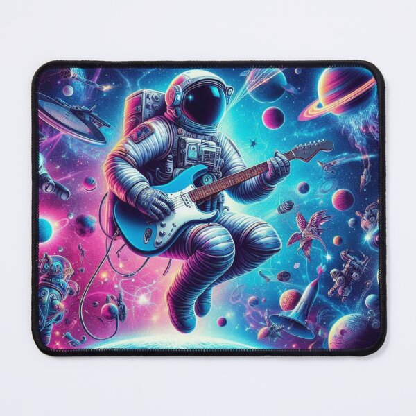 Item preview, Astronaut Playing Guitar in Space with RexVibes Vibe designed and sold by RexVibes.
