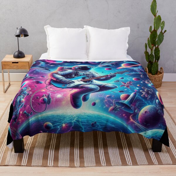 Item preview, Astronaut Playing Guitar in Space with RexVibes Vibe designed and sold by RexVibes.