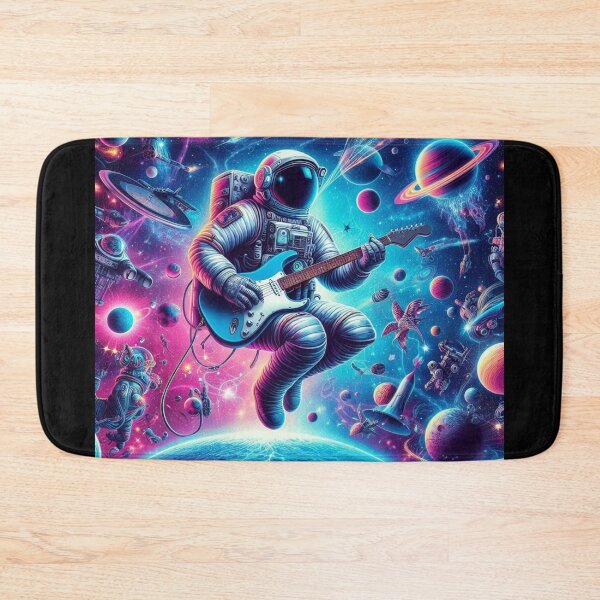 Item preview, Astronaut Playing Guitar in Space with RexVibes Vibe designed and sold by RexVibes.