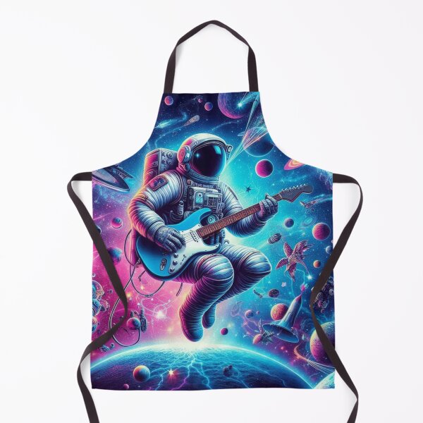 Item preview, Astronaut Playing Guitar in Space with RexVibes Vibe designed and sold by RexVibes.