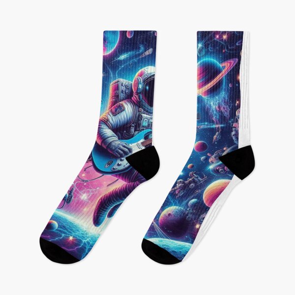 Item preview, Astronaut Playing Guitar in Space with RexVibes Vibe designed and sold by RexVibes.