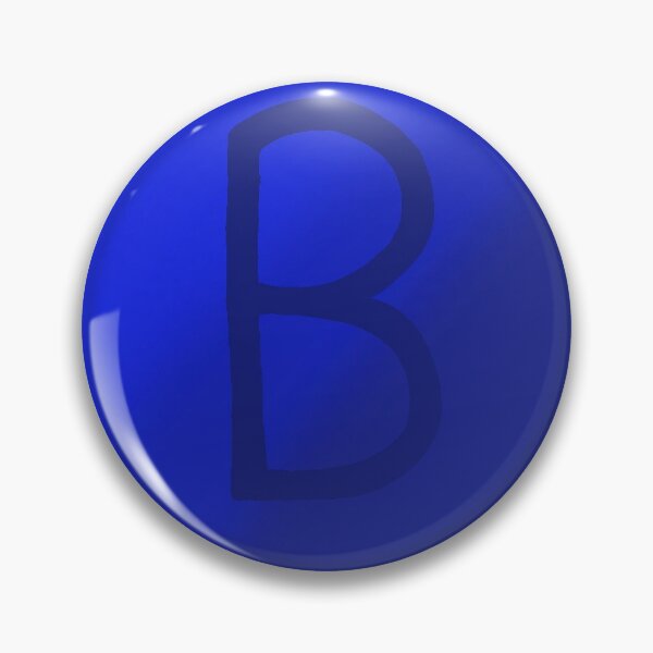 Item preview, Dark Blue B with Gradient Background designed and sold by MusicQueen17.
