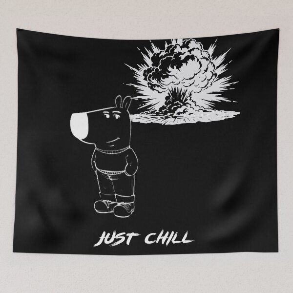 Item preview, Chill Guy: Just chill nuke dark designed and sold by IrgumS.