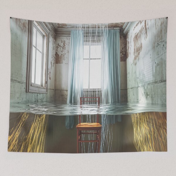 Item preview, Submerged Serenity: A Room Beneath the Waves designed and sold by oanaunciuleanu.