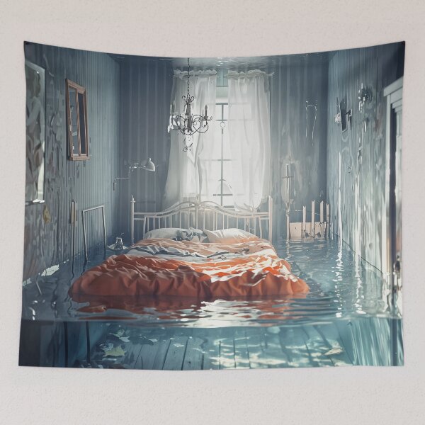 Item preview, Submerged Serenity: A Room Beneath the Waves designed and sold by oanaunciuleanu.