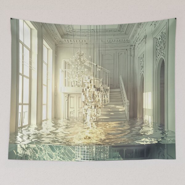 Item preview, Submerged Serenity: A Room Beneath the Waves designed and sold by oanaunciuleanu.