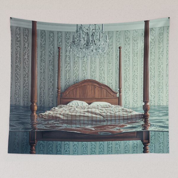 Item preview, Submerged Serenity: A Room Beneath the Waves designed and sold by oanaunciuleanu.