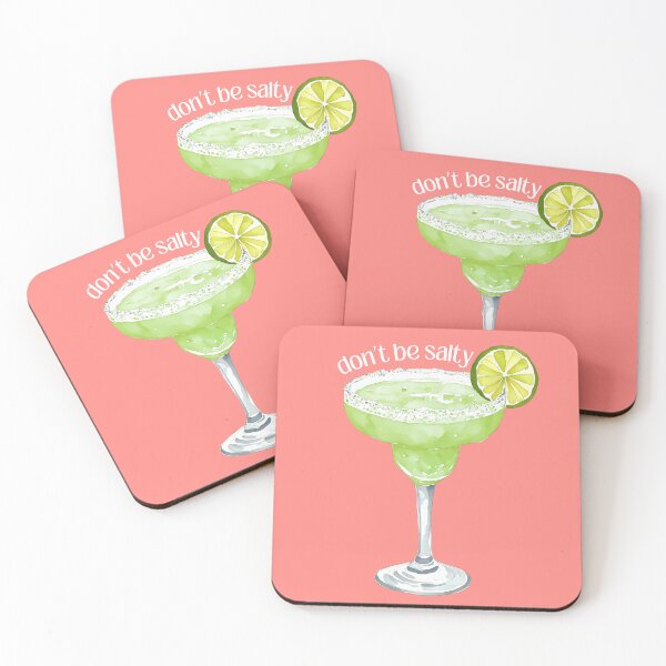 Item preview, Don't Be Salty Watercolor Margarita designed and sold by Magnolia Valley Art.