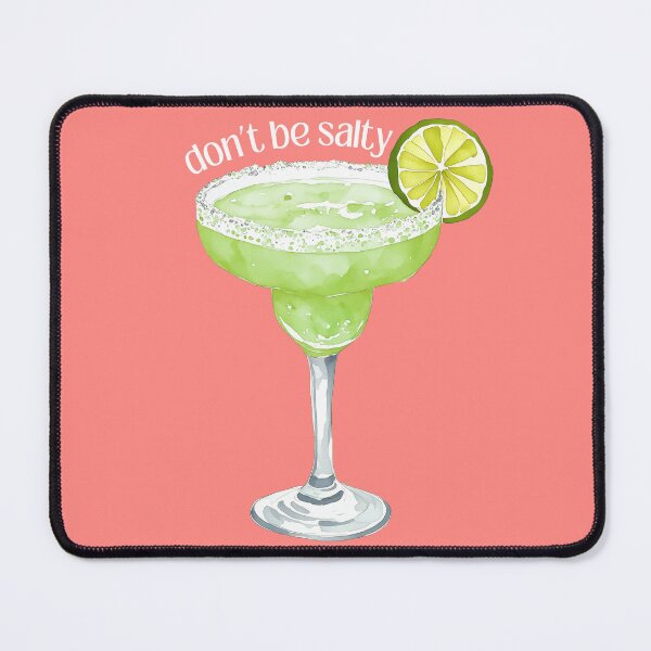 Item preview, Don't Be Salty Watercolor Margarita designed and sold by Magnolia Valley Art.
