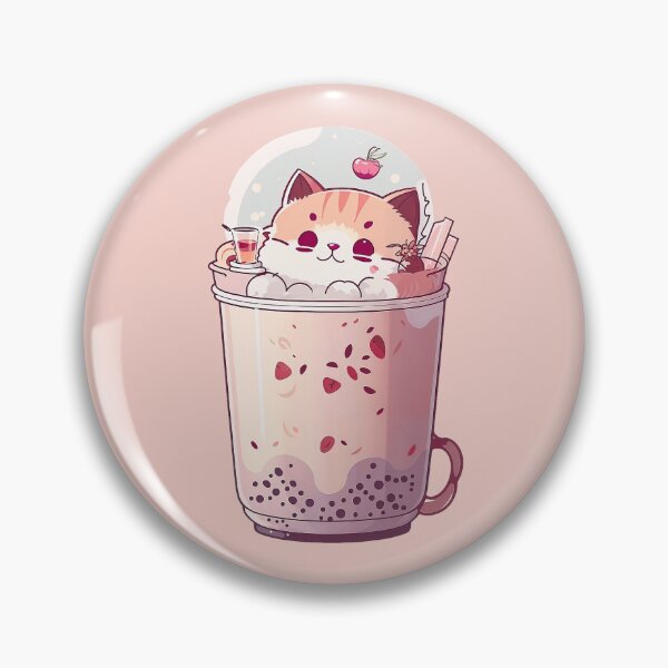 Item preview, Kitty Bubble Tea - Boba Cat Anime Kawaii designed and sold by RetroPrism.