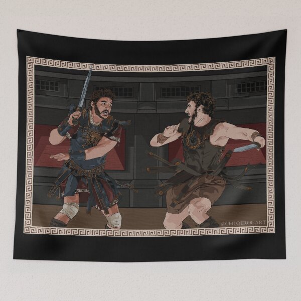 Item preview, Pedro Pascal vs Paul Mescal  designed and sold by ChloeRogArt.
