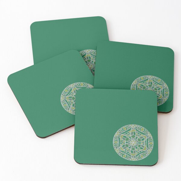 Item preview, Flower of Life Mandalas: 031 - Forest Green Mosaic designed and sold by SonoSonoStudio.