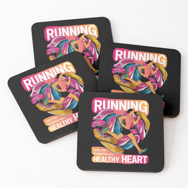 Item preview, Running Gives You Streng And A Healty Heart - Motivational T-shirt For Runners And Athletes designed and sold by Creomix.