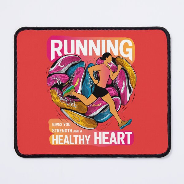 Item preview, Running Gives You Streng And A Healty Heart - Motivational T-shirt For Runners And Athletes designed and sold by Creomix.