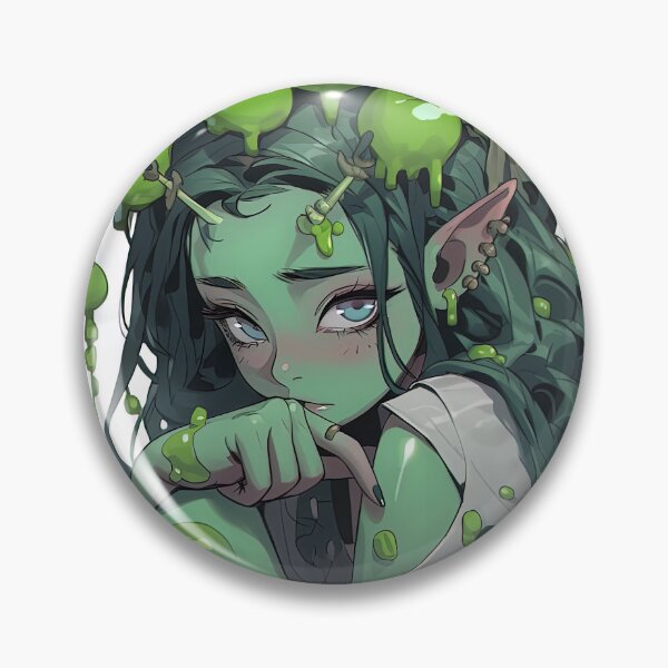 Item preview, Pensive Melancholic Anime Girl designed and sold by bubblegoth.