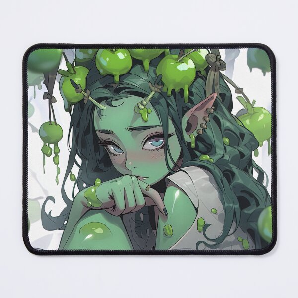 Item preview, Pensive Melancholic Anime Girl designed and sold by bubblegoth.