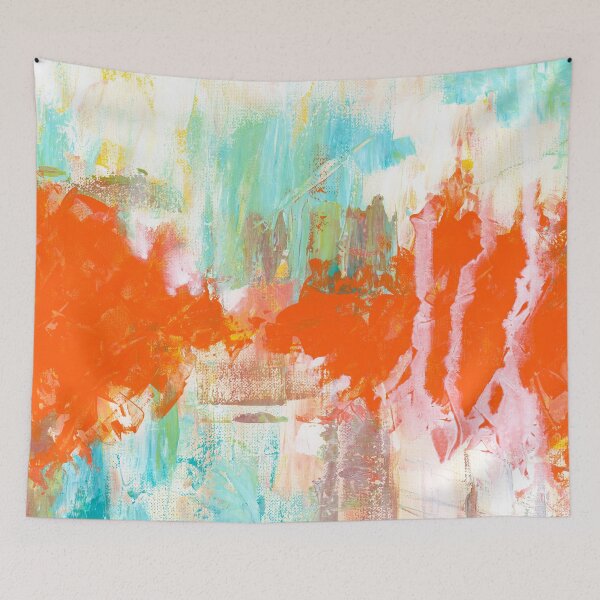 Item preview, Bellevue Autumn Abstract Landscape Acrylic Painting designed and sold by Valerie Englehart.