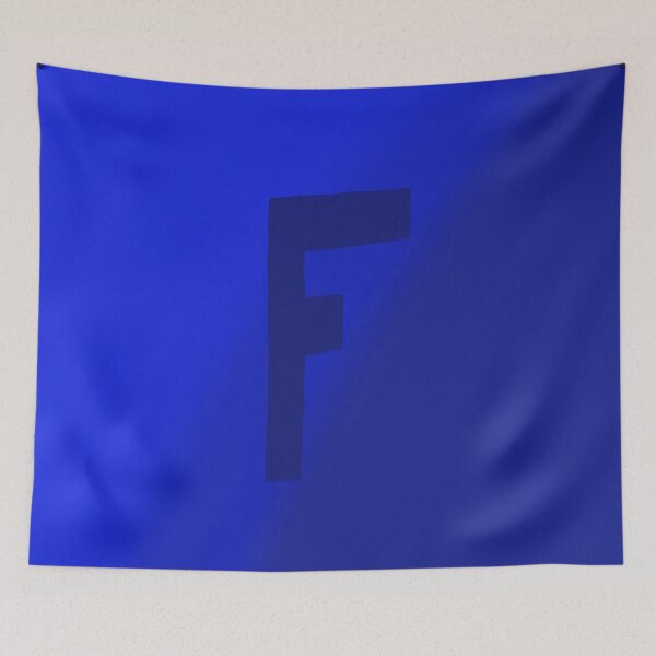 Item preview, Dark Blue F with Gradient Background designed and sold by MusicQueen17.