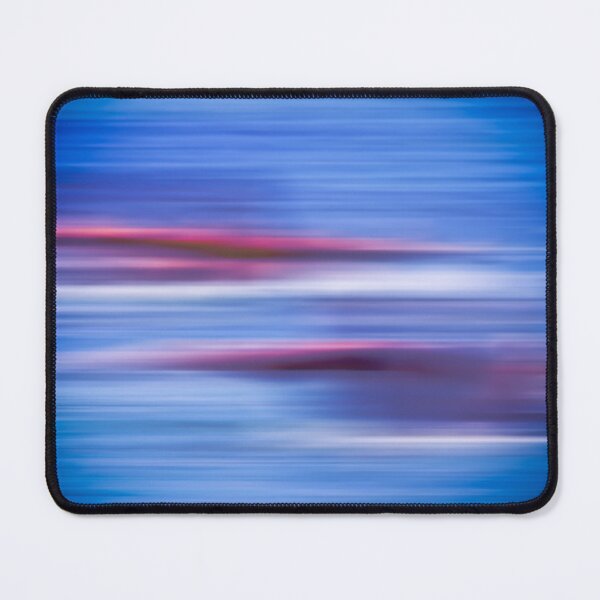 Item preview, ABSTRACT 2 SURFERS Vibrant streaks of red and white create dynamic movement against blue background designed and sold by EyezWatchin.