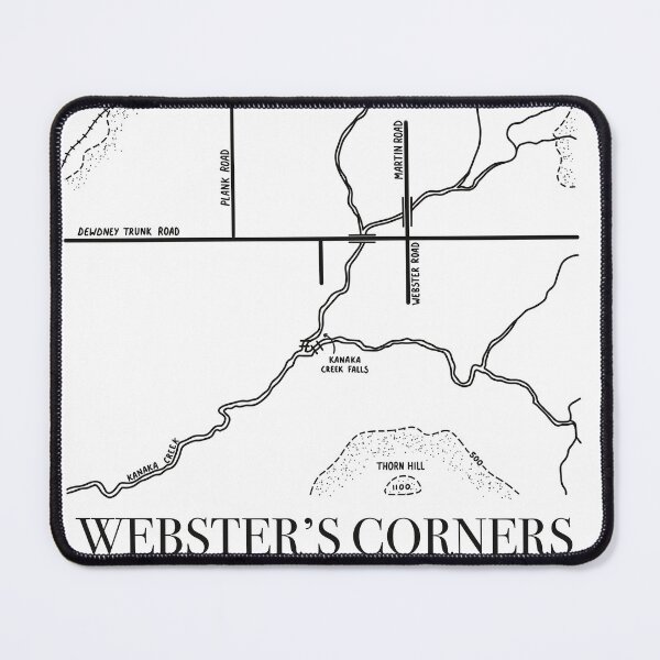 Item preview, Minimalist Webster’s Corners Maple Ridge Historic Map designed and sold by MapleRidgeMus.