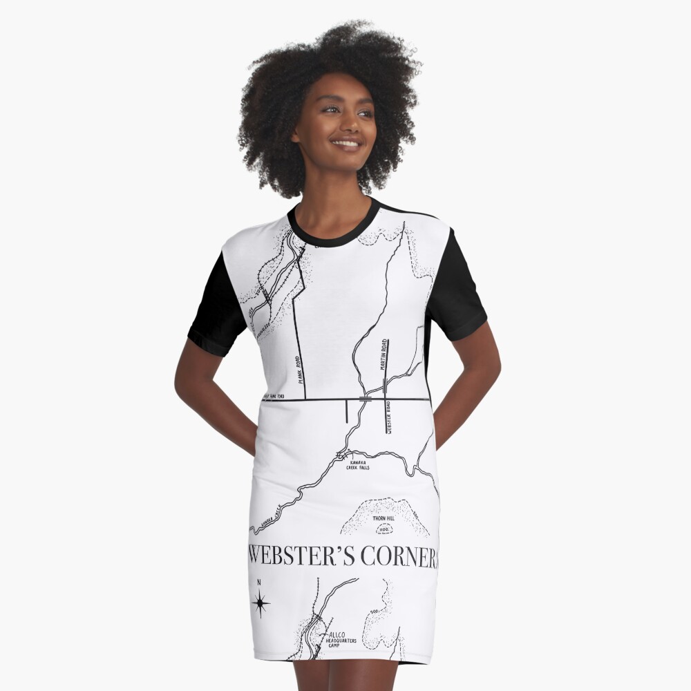 Item preview, Graphic T-Shirt Dress designed and sold by MapleRidgeMus.