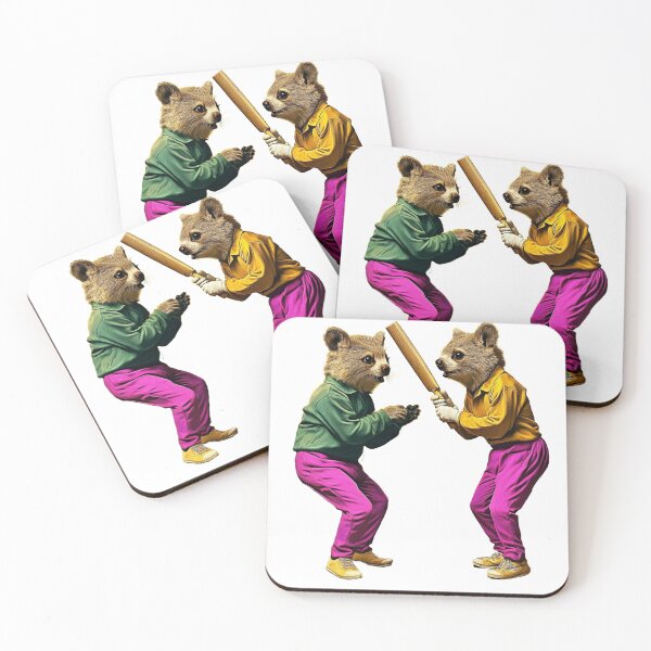 Item preview, Pandas playing  cricket  designed and sold by PixcelStudioB.