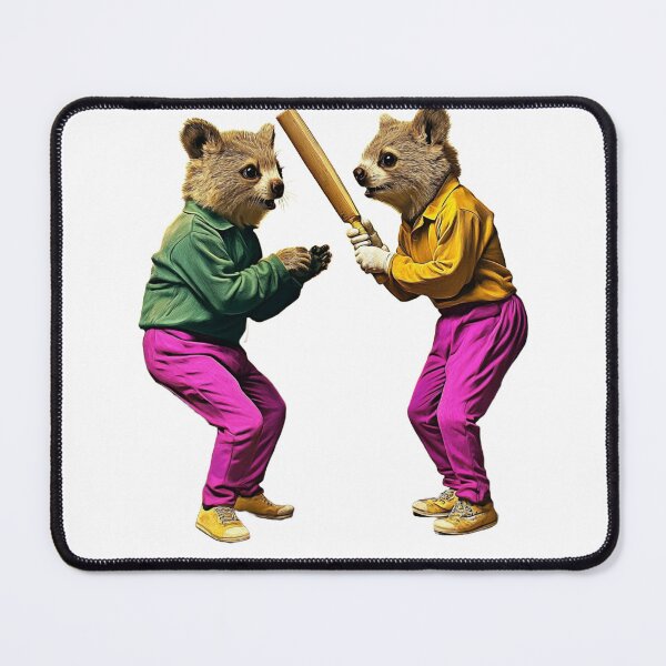 Item preview, Pandas playing  cricket  designed and sold by PixcelStudioB.