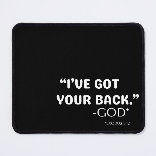 Item preview, "I've Got Your Back." - God designed and sold by Positivity Productions.