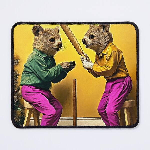 Item preview, Pandas playing cricket designed and sold by PixcelStudioB.