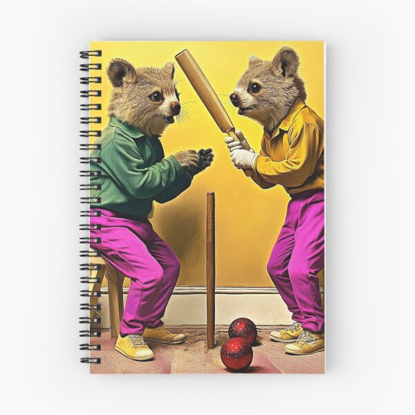 Item preview, Pandas playing  cricket  designed and sold by PixcelStudioB.