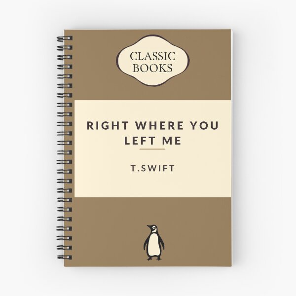 Item preview, Right Where You Left Me - Taylor Swift designed and sold by bombalurina.