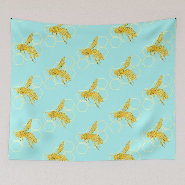 Item preview, Honeybee Splatter designed and sold by OneStopBeanShop.