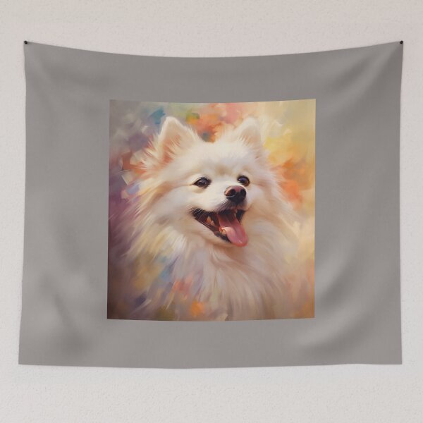 Item preview, German Spitz or Pomeranian Portrait designed and sold by Samuelsboro.