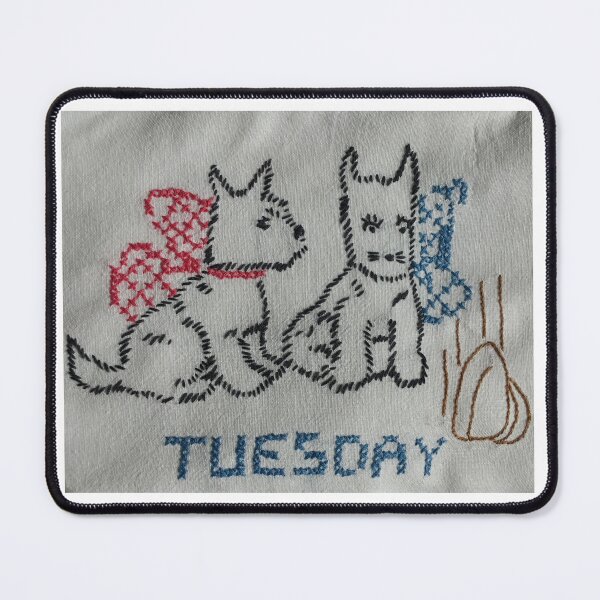Item preview, 1940’s Embroidered Dishtowel designed and sold by Jane Evans.