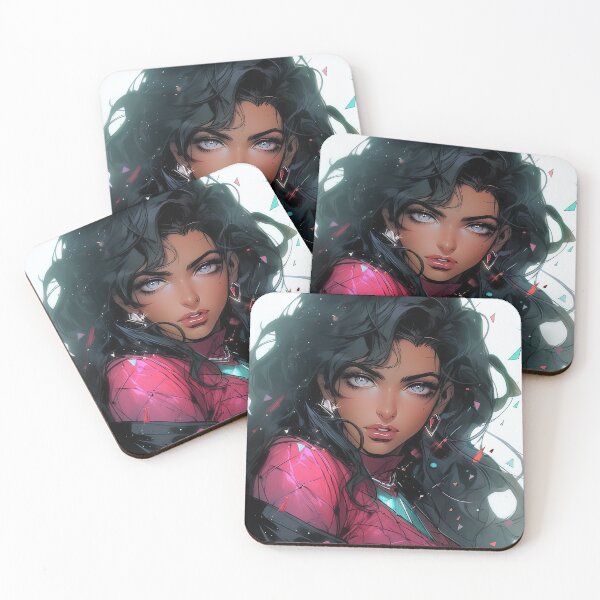 Item preview, Vibrant Powerful Anime Girl designed and sold by bubblegoth.