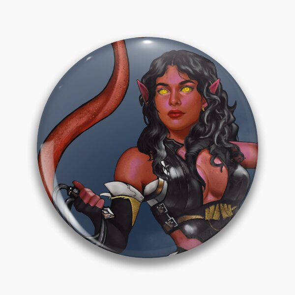 Item preview, Shaliya, The Tiefling Rogue designed and sold by ZMcKDesign.