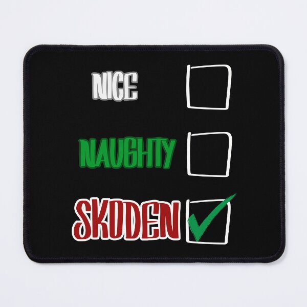 Item preview, Nice, Naughty, Skoden designed and sold by JMWCD.