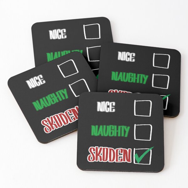 Item preview, Nice, Naughty, Skoden designed and sold by JMWCD.