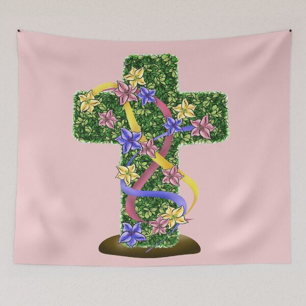 Item preview, A Beautiful Topiary Cross designed and sold by maricablue.