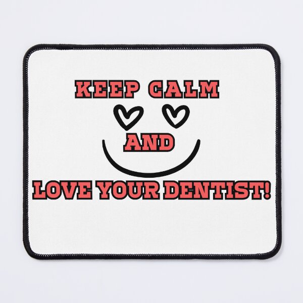 Item preview, Female Dentist - Keep Calm and Love Your Dentist designed and sold by Lily Lola.
