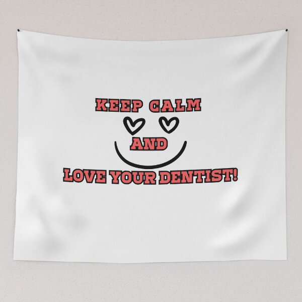 Item preview, Female Dentist - Keep Calm and Love Your Dentist designed and sold by Lily Lola.