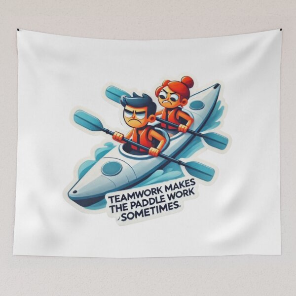 Item preview, Teamwork Make the Paddle Work Sometimes designed and sold by motorcitypaddle.