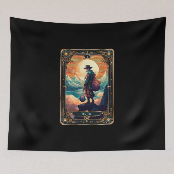Item preview, The Fool Tarot Card designed and sold by BoKev.