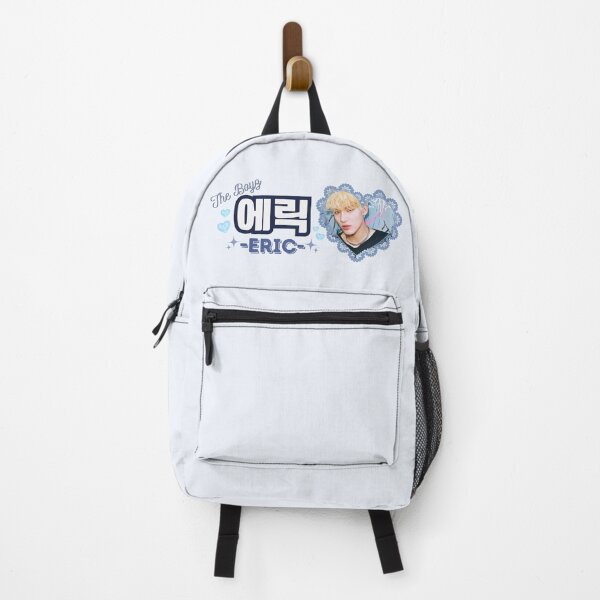 Item preview, ERIC The Boyz Kpop Boy Group Blue Members Name Collage Design designed and sold by AJUNICE STUDIO.