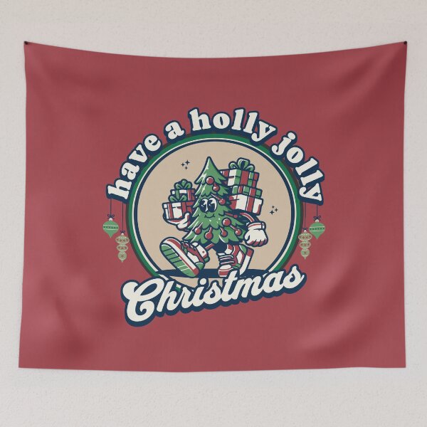 Item preview, Have a holly jolly Christmas  designed and sold by DesignCollectiv.
